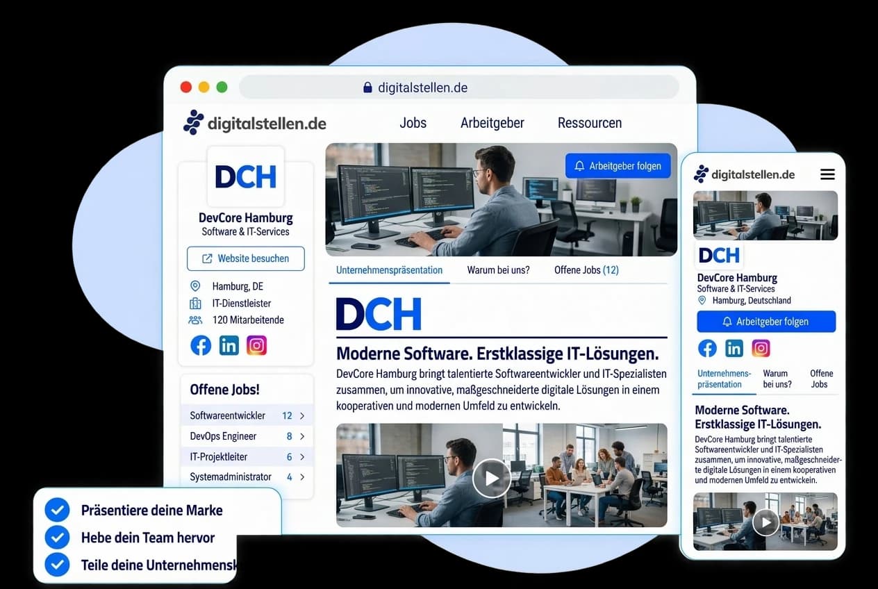Zeigen Sie, warum IT-Profis bei Ihnen arbeiten sollten
